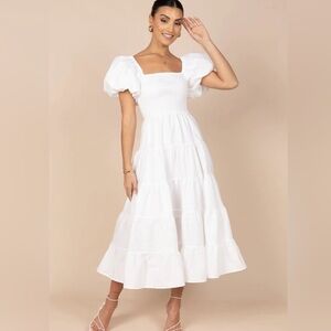 Petal & Pup White Maxi Dress